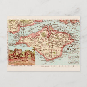 Die Isle of Wight Postcard Postkarte