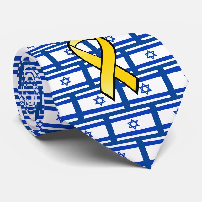 Die israelische Flagge bringt ihnen Zuhause frei Krawatte (Gerollt)