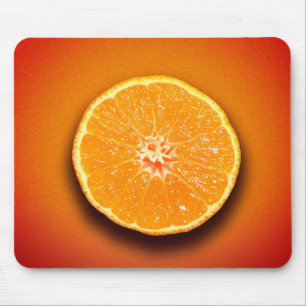 Die ist große Scheibe der Orange Mousepad