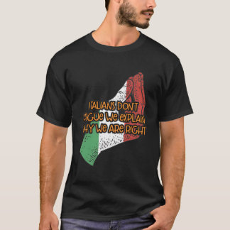 Die Italiener behaupten nicht, wir erklären, warum T-Shirt