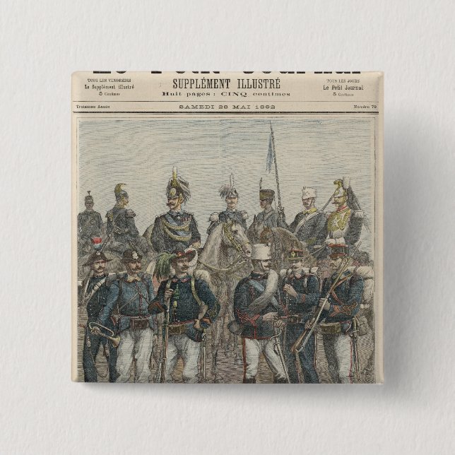 Die italienische Armee Button (Vorderseite)