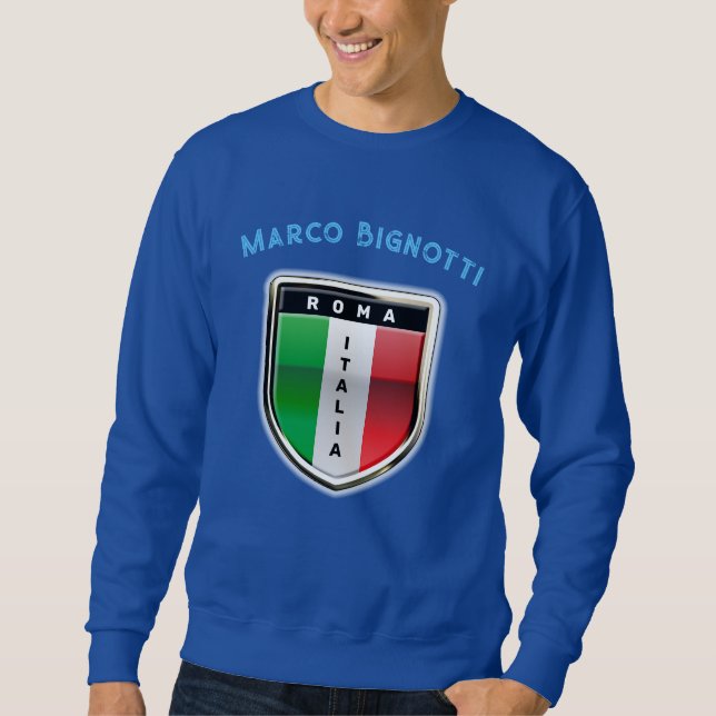 Die italienische Flagge - La Bandiera d'Italia Sweatshirt (Vorderseite)