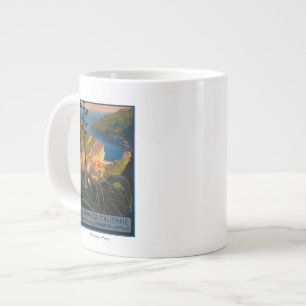 Die italienische Riviera Jumbo-Tasse