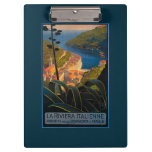 Die Italienische Riviera Klemmbrett