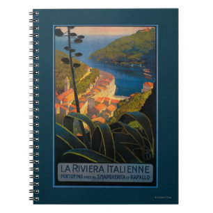 Die Italienische Riviera Notizblock