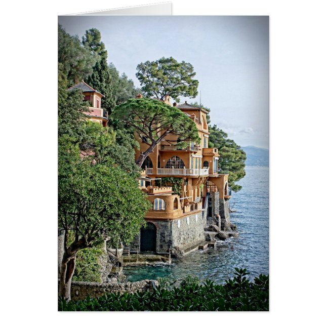 Die italienische Riviera - Portofino, Italia Card (Vorne)