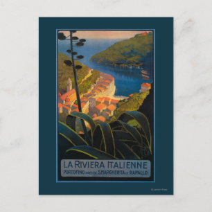 Die Italienische Riviera Postkarte