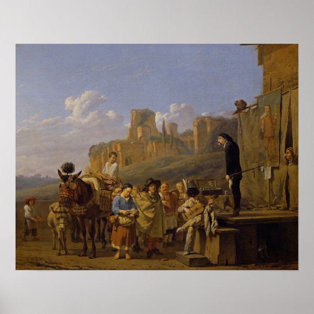 Die italienischen Charlatans, 1657 Poster (Vorne)