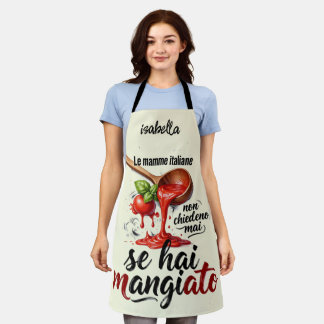 Die italienischen Mamas Lustige italienische Mutte Schürze