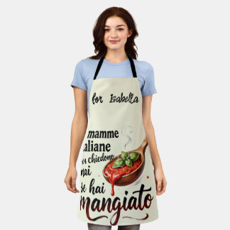 Die italienischen Mamas Lustige italienische Mutte Schürze