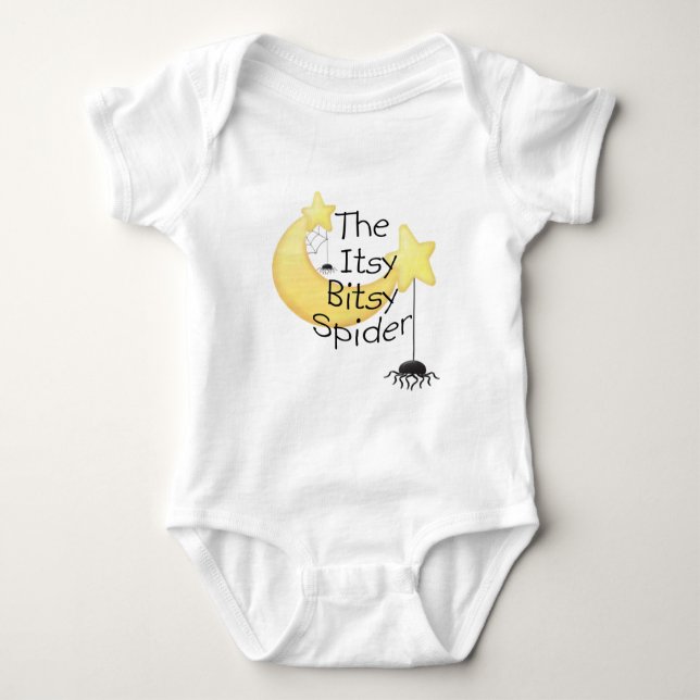 Die itsy Bitsy Spinne Baby Strampler (Vorderseite)