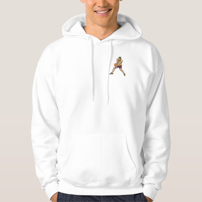 Die Jacke der Volleyball-Spieler-Männer Hoodie (Vorderseite)