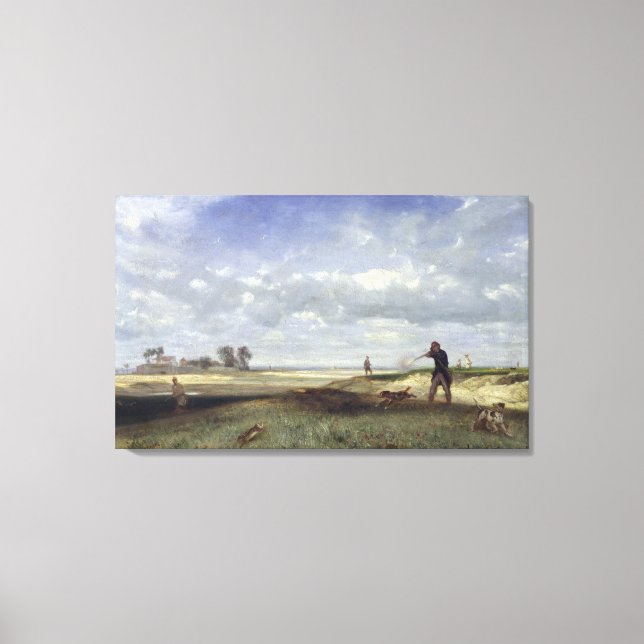 Die Jagd 1847 Leinwanddruck (Vorderseite)