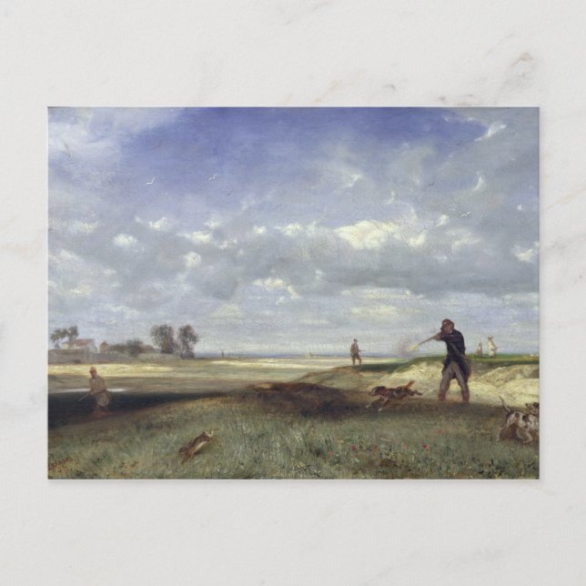 Die Jagd 1847 Postkarte (Vorderseite)