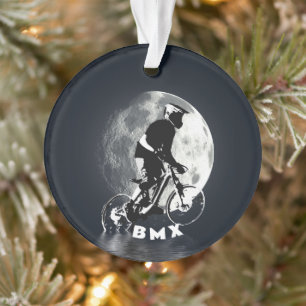 Die Jagd auf den Mond - Mountainbiker Ornament