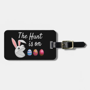 Die Jagd auf die Osthasen-Eier-Suche ist eröffnet Gepäckanhänger