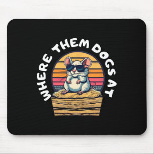 Die Jagd auf die Ratte - Niedliche Ratte in den Su Mousepad