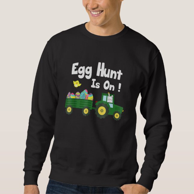 Die Jagd auf Eier ist an sonnigen Ostern Sweatshirt (Vorderseite)