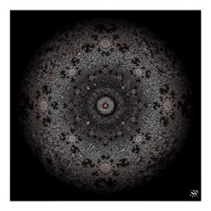 Die Jagd auf eine dunkle Skizze einer augenähnlich Poster