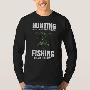 Die Jagd auf Männer löst die Probleme des Waldes T-Shirt