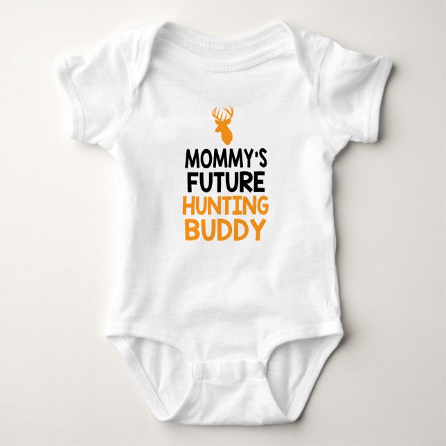 Die Jagd-Freund-Baby-Bodysuit der Mama zukünftiger Baby Strampler (Vorderseite)