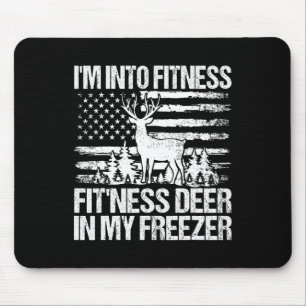 Die Jagd, ich bin in Fitness Fitness Hirsch in mei Mousepad