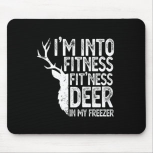 Die Jagd, ich bin in Fitness Fitness Hirsch in mei Mousepad