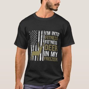 Die Jagd, ich bin in Fitness Fitness Hirsch in mei T-Shirt