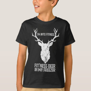 Die Jagd, ich bin in Fitness Fitness Hirsch in mei T-Shirt