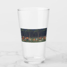 Die Jagd im Wald (von Paolo Uccello) Glas