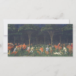 Die Jagd im Wald (von Paolo Uccello) Karte