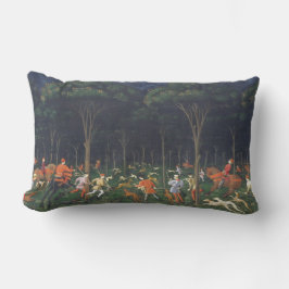 Die Jagd im Wald (von Paolo Uccello) Lendenkissen