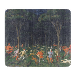 Die Jagd im Wald (von Paolo Uccello) Schneidebrett