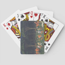 Die Jagd im Wald (von Paolo Uccello) Spielkarten