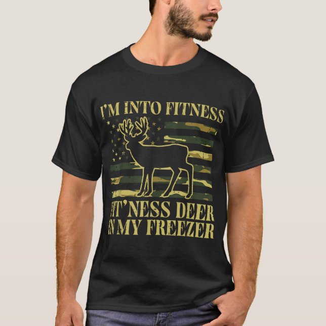Die Jagd in der Fitness Fit Ness Deer Freezer Men T-Shirt (Vorderseite)