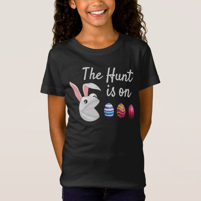 Die Jagd ist auf der Ostersonnigen Eggenjagd T-Shirt (Vorderseite)