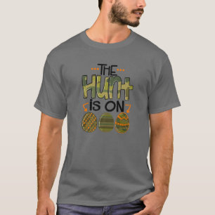 Die Jagd ist auf Ostereier Trio Camouflage Strip H T-Shirt