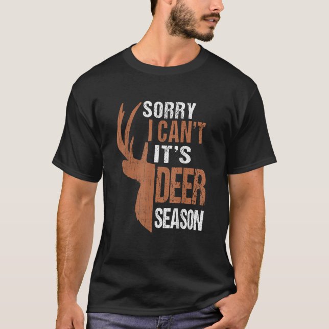 Die Jagd tut ihrer Hirschsaison lustigen Jäger Vat T-Shirt (Vorderseite)