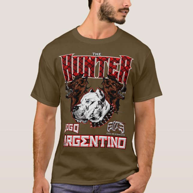 Die JÄGER Auslese Dogo Argentino T-Shirt (Vorderseite)