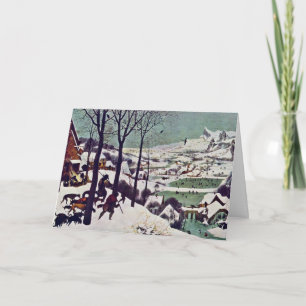 Die Jäger im Schnee, durch Bruegel D. Ä. Pieter Karte