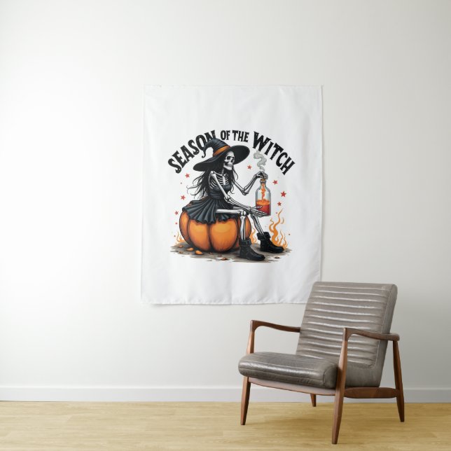 Die Jahreszeit der Hexe lecker Hallowee Wtich Wandteppich (Beispiel)