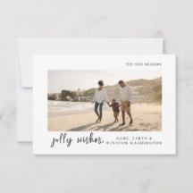 Die Jahreszeit | Einfache Weihnachtskarte