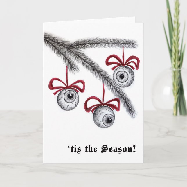 Die Jahreszeit Feiertagskarte (Vorderseite)