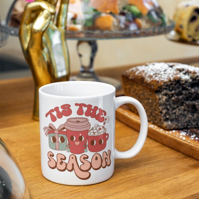 Die Jahreszeit frohe Weihnachts-Drink-Tasse Kaffeetasse (Von Creator hochgeladen)