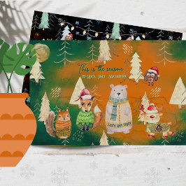 Die Jahreszeit, in der hässliche Pullover gekocht Seidenpapier