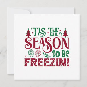 Die Jahreszeit ist der frostige Winterschneemann Einladung
