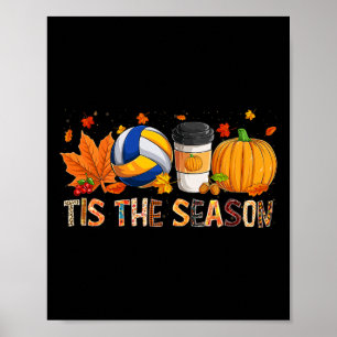 Die Jahreszeit Leopard Pumpkin Volleybyll Hallowee Poster