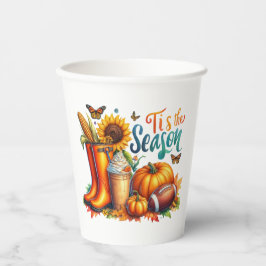 Die Jahreszeit Pappbecher