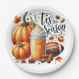 Die Jahreszeit Pappteller