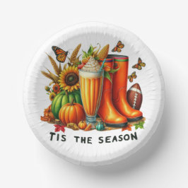 Die Jahreszeit Pappteller